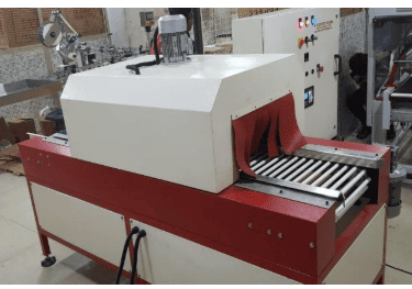 shrink tunnel type wrapping machine